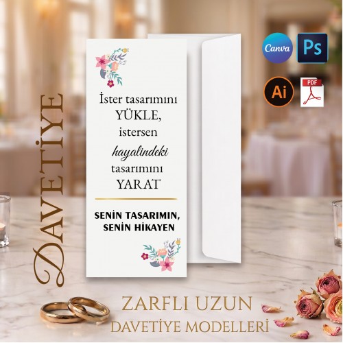 Sen Tasarla Davetiye Tasarımı - Yaren Davetiye